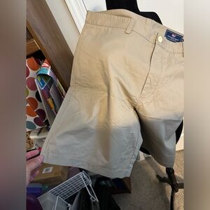 Men’s tan Vineyard Vines shorts size 36.  Like new.